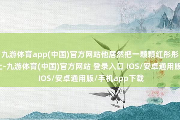 九游体育app(中国)官方网站他居然把一颗颗红彤彤的枸杞放在桌上-九游体育(中国)官方网站 登录入口 IOS/安卓通用版/手机app下载