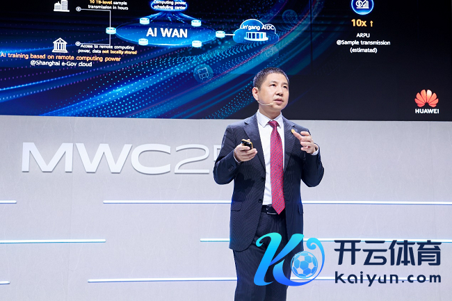     华为数据通讯家具线总裁王雷发布AIWAN贬责有磋议